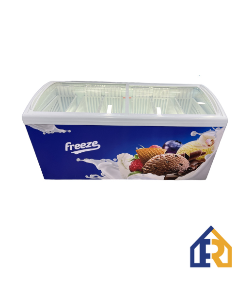 CONGELADOR EXHIBIDOR HORIZONTAL C/PUERTA DE VIDRIO 516L FREEZE FR-516B