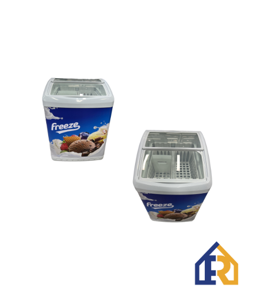 CONGELADOR HELADERO EXHIBIDOR C/PUERTA DE VIDRIO 256L FREEZE FR-256