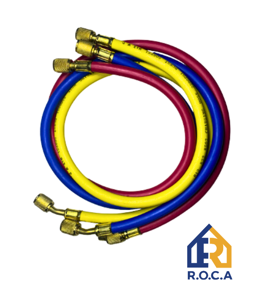 MANGUERA MANOMETRO KIT3PZ 36PULG/ 90CM R22/R12/R134/R404