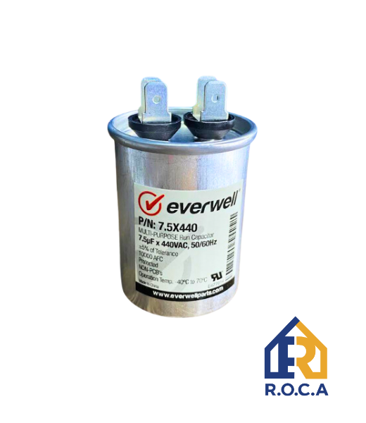 CONDENSADOR A/A 7.5 MF 370/440V ACEITE