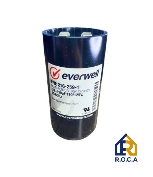 CONDENSADOR ARRANQ NEV 216-259MF 110V