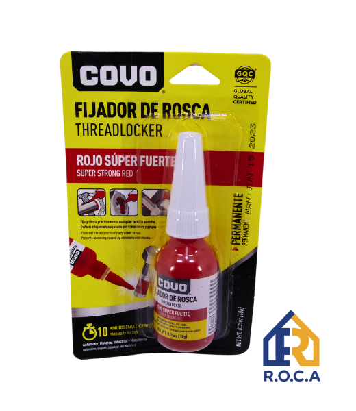 FIJADOR DE ROSCA ROJO EXTRA FUERTE