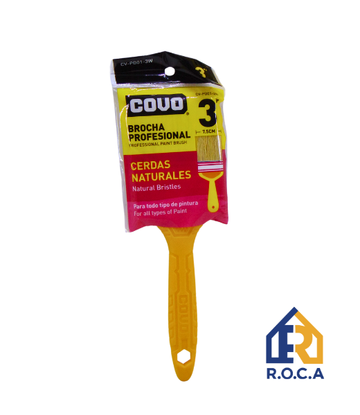 BROCHA 3 MANGO PLASTICO UYUSTOOLS/COVO
