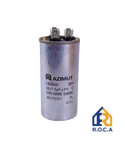 CONDENSADOR A/A 40+7.5MF 450V
