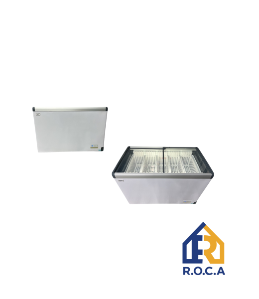 CONGELADOR EXHIBIDOR HORIZONTAL C/PUERTA DE VIDRIO 516L FREEZE FR-516B